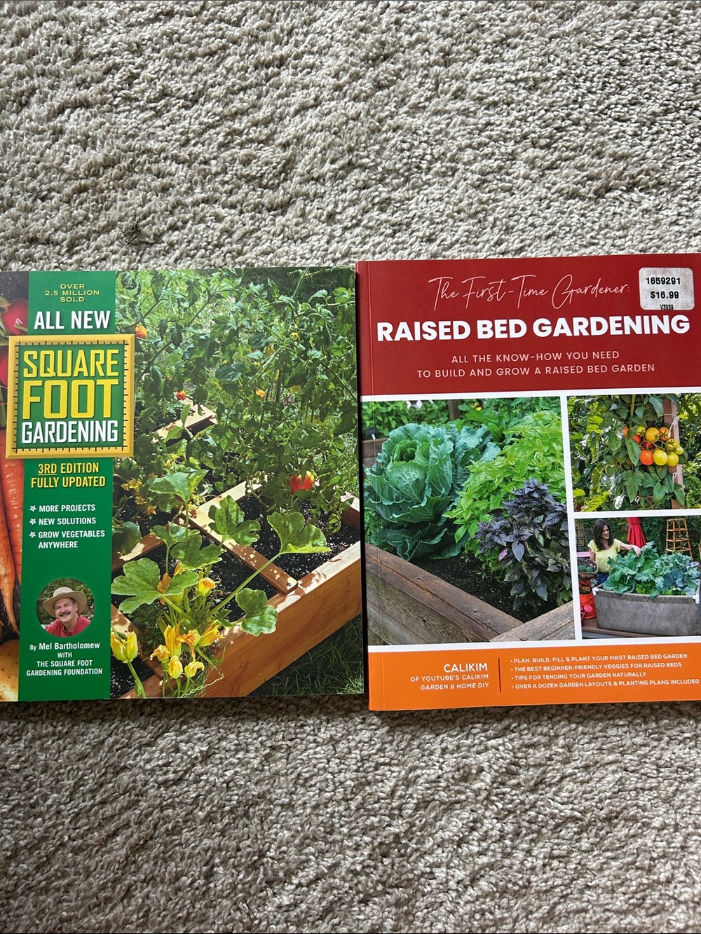 Square Foot Gardening and Raised Bed Gardening Book Bundle